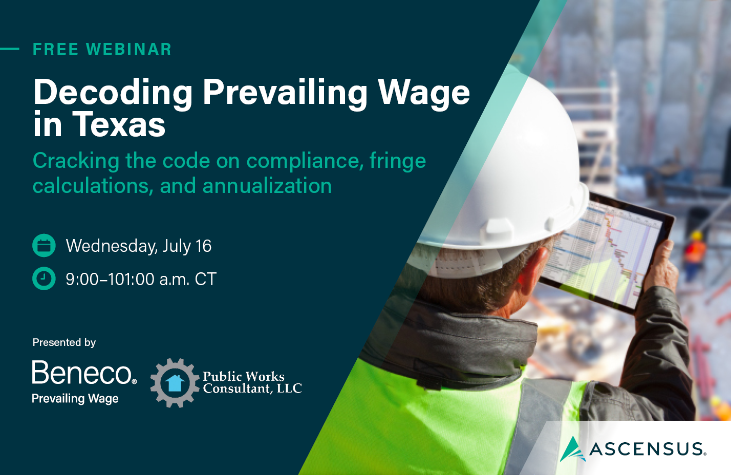 Texas Prevailing Wage Webinar