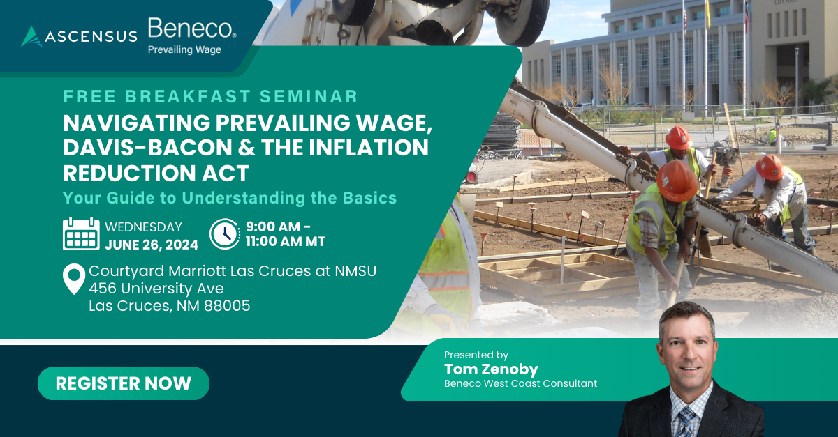 Las Cruces, NM Prevailing Wage Seminar Beneco