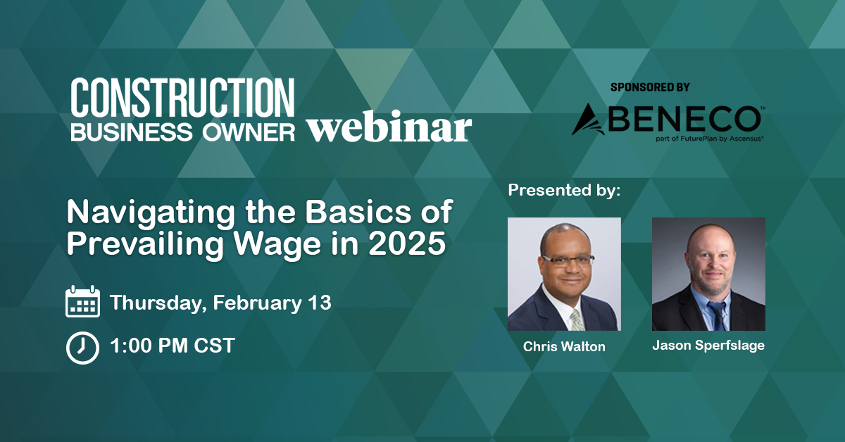 Construction Business Owner Webinar