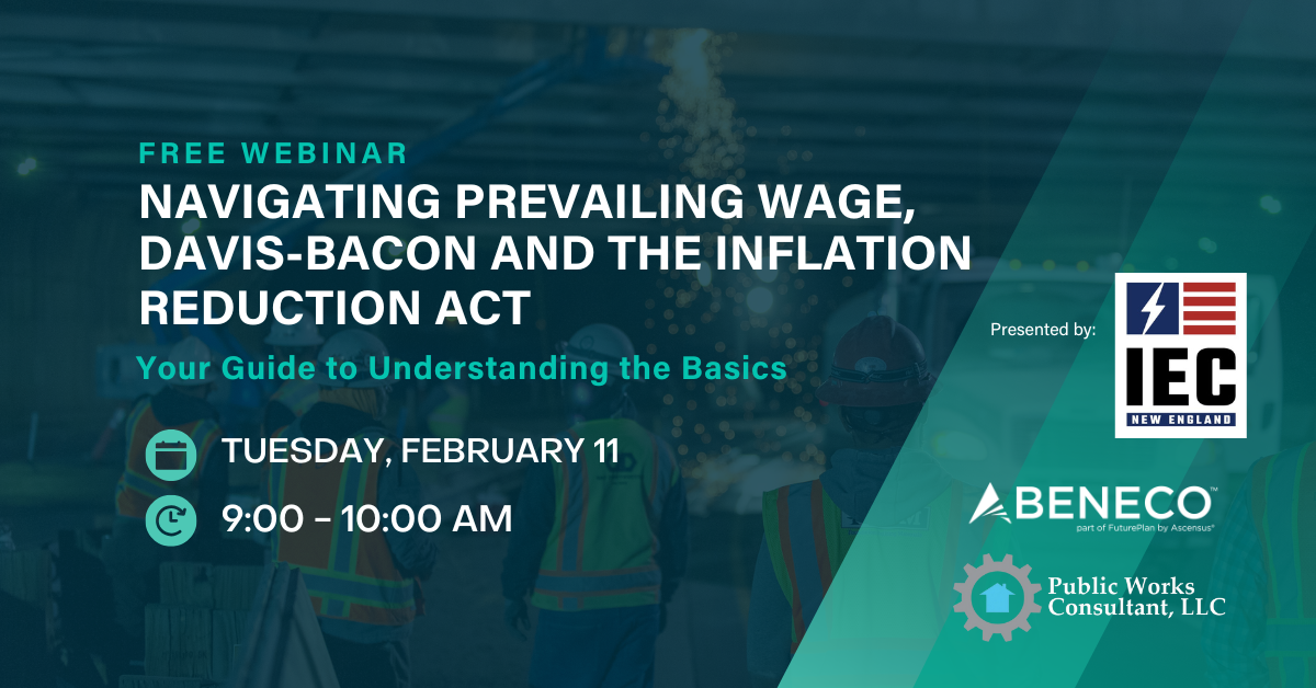 IEC New England Prevailing Wage Webinar