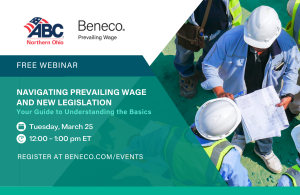 Join ABC Northern Ohio for a Prevailing Wage Webinar