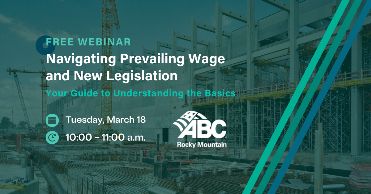 ABCRM Colorado Prevailing Wage Webinar