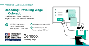Join Beneco for a Prevailing Breakfast Seminar with IECRM in Colorado