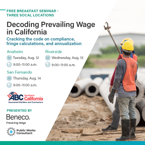 Attend one of three ABC SoCal Breakfast Seminars