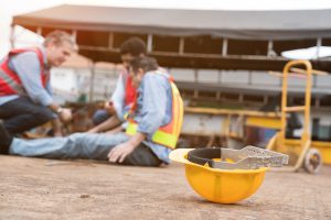Men construction architect have accident during construction on site Construction builder worker accident at construction site Industrial accident Health safe of work and safety first concept | Beneco Medical solutions built for contractors