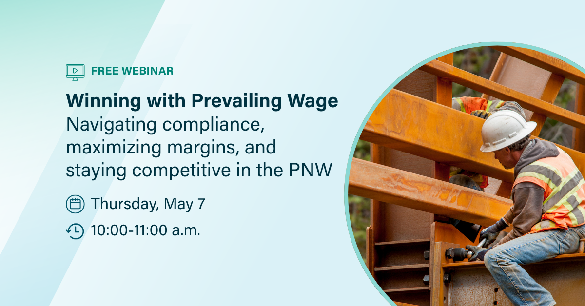 Prevailing Wage Webinar for Washington, Oregon and Idaho