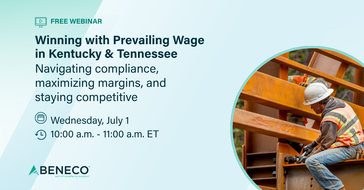 Kentucky and Tennessee Prevailing Wage Webinar