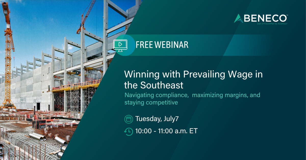 Southeast Prevailing Wage Webinar