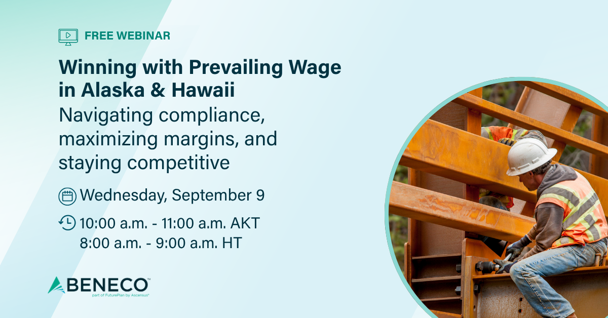 Alaska and Hawaii Prevailing Wage Webinar
