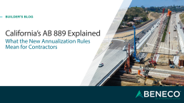 California's AB 889 Explained and Annualization